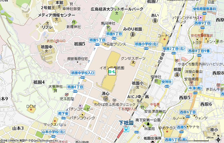 TANAKA イオンモール広島祇園店(NO.1974)付近の地図